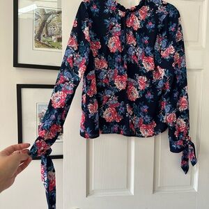 Floral Long Sleeve Women's Top